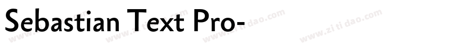 Sebastian Text Pro字体转换